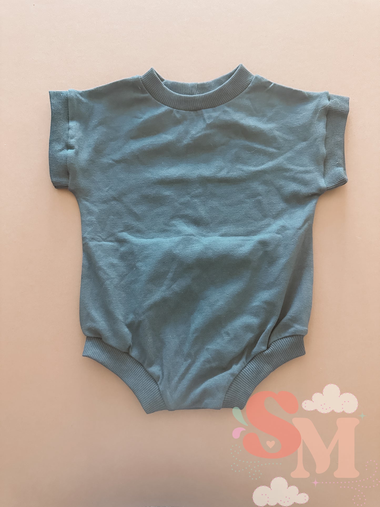 RTS 3/6M Short Sleeve Romper