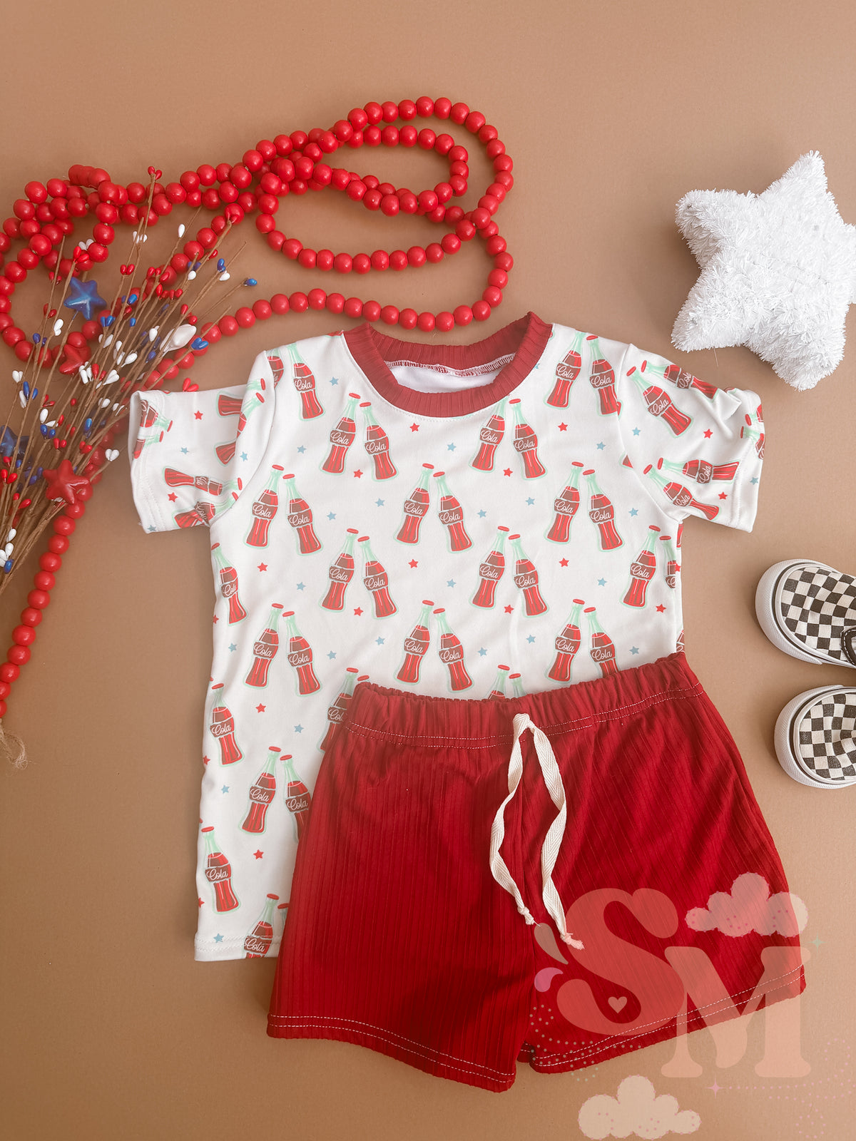 RTS 3T Basic Tee + Comfy Shorts Cola
