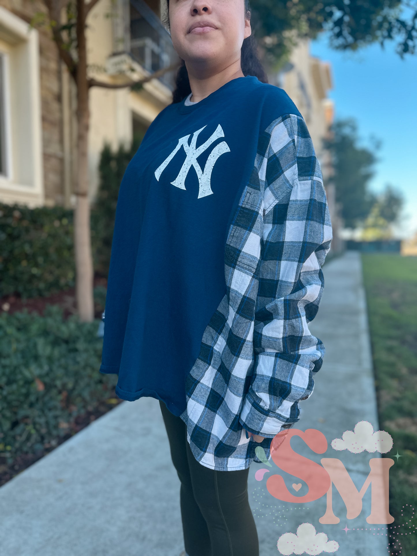RTS adult xxl yankee upcycle