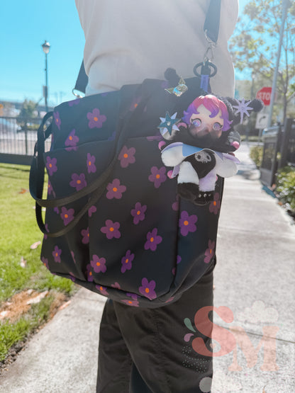 RTS Sophia Tote Bag Purple Flowers