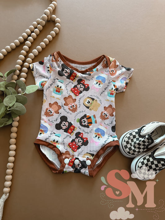 RTS 3-6M Onesie Mouse Fufus