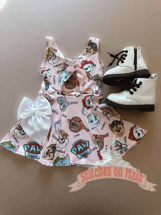 Kids Cross Back Dress - Drop
