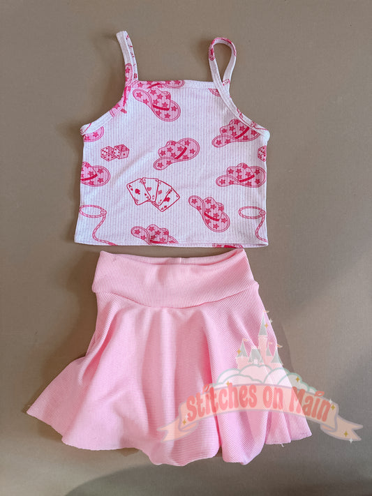 3T Pink Cowgirl Set