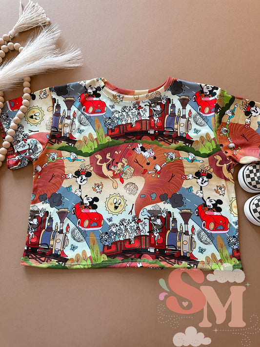 RTS 4T Runaway Railroad Oversized Tee
