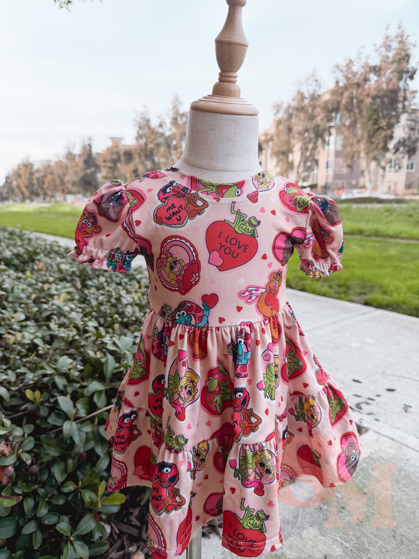 RTS 3T Maggy Peplum Top Miss Piggy