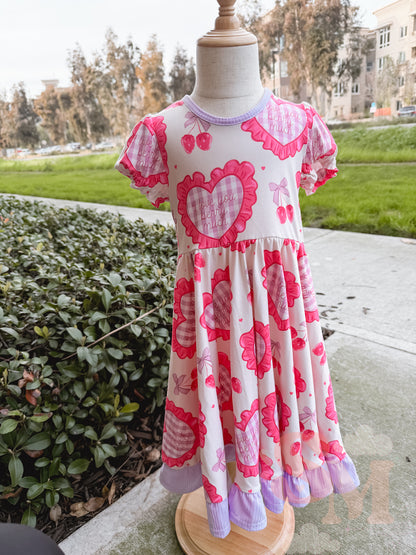 RTS 5T Keyhole Berry Much Dress