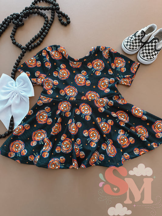 Kids Short Sleeve Peplum