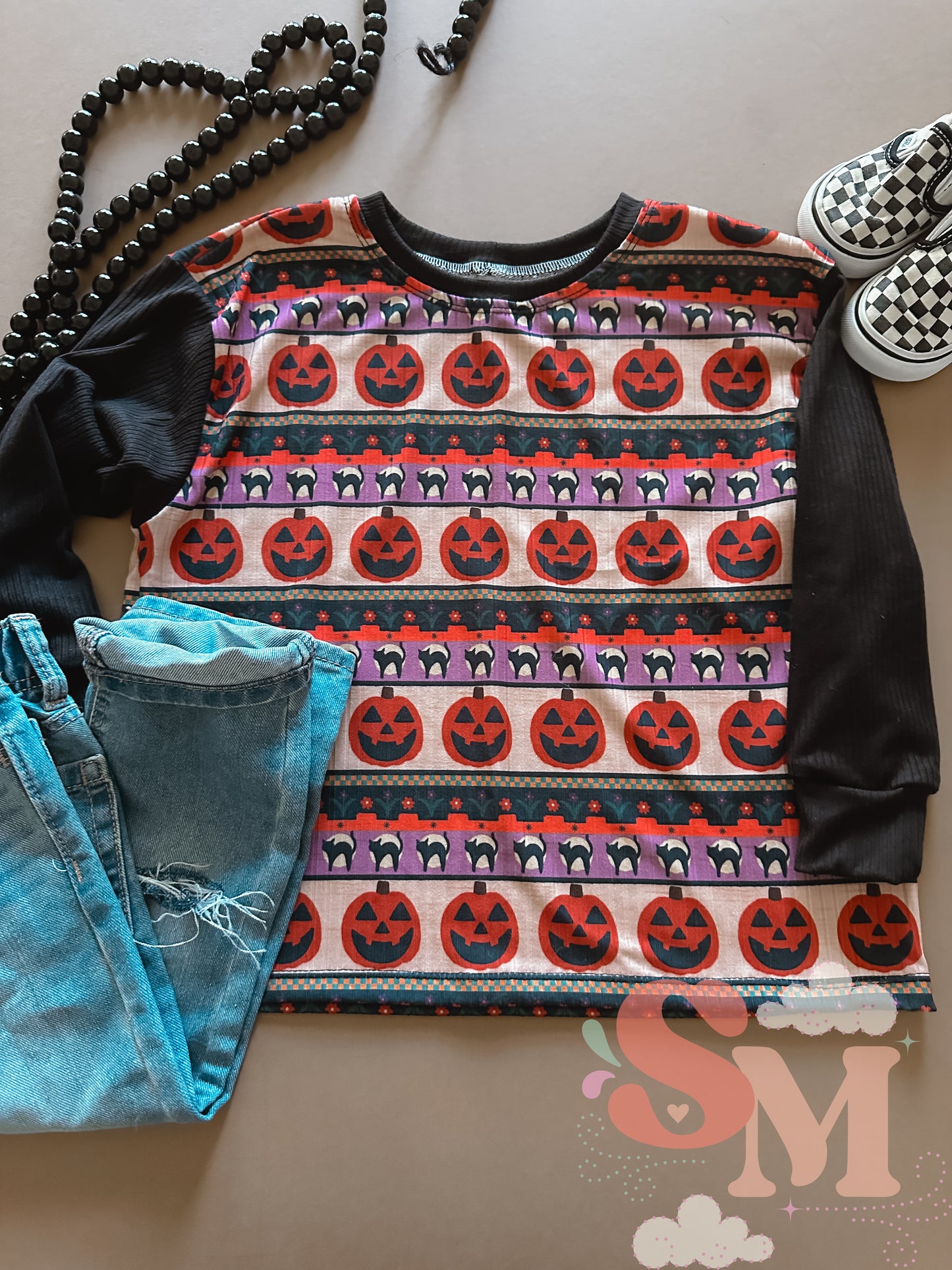 RTS 4T Ugly Sweater Oversized Long Sleeve Tee