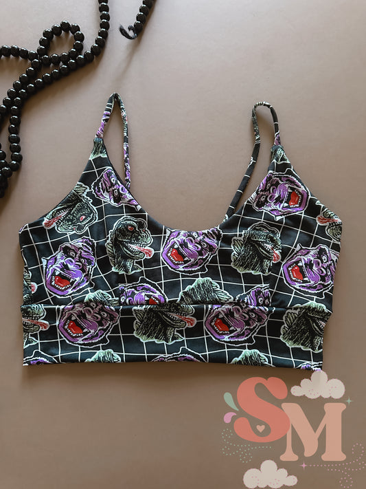 RTS XL Mama Cozy Bralette Kong and Zilla