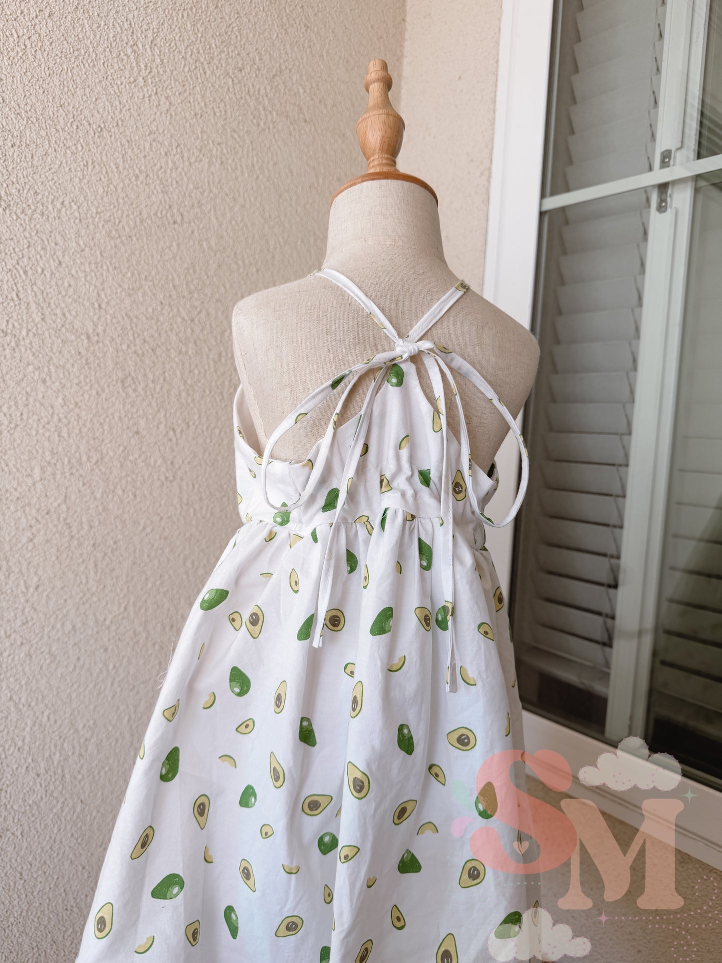 RTS 5T Tulip Avocado Dress
