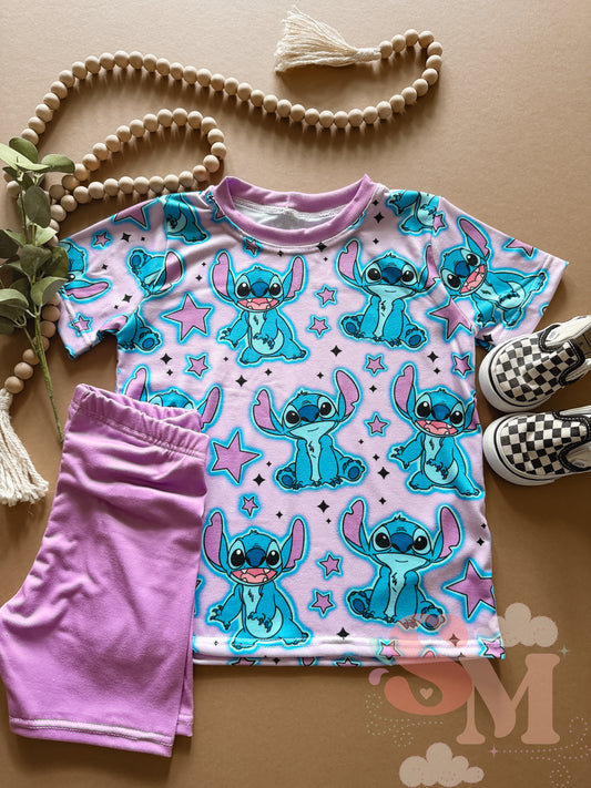 RTS 5T Purple Dog Tee + Bikers