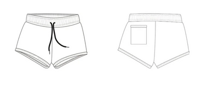 Kids Swim Shorties - Drop