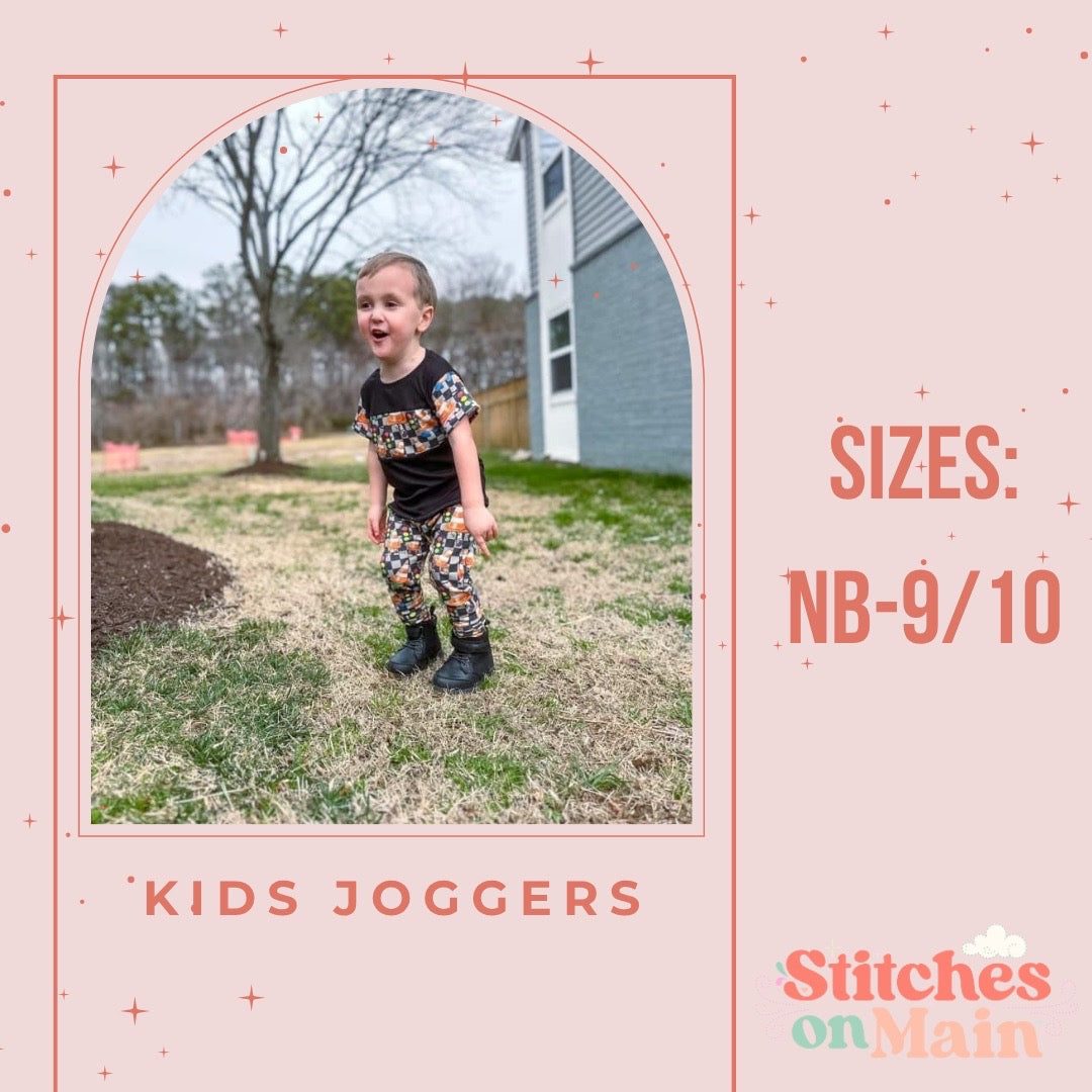 Kids Joggers style, handmade kids clothing by Stitches on Main